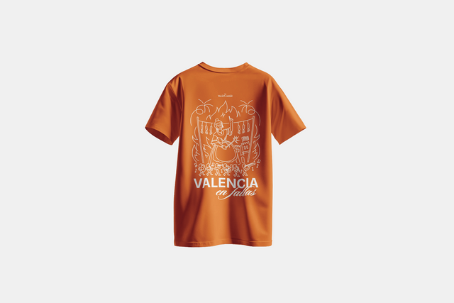 CAMISETA VALENCIA EN FALLAS