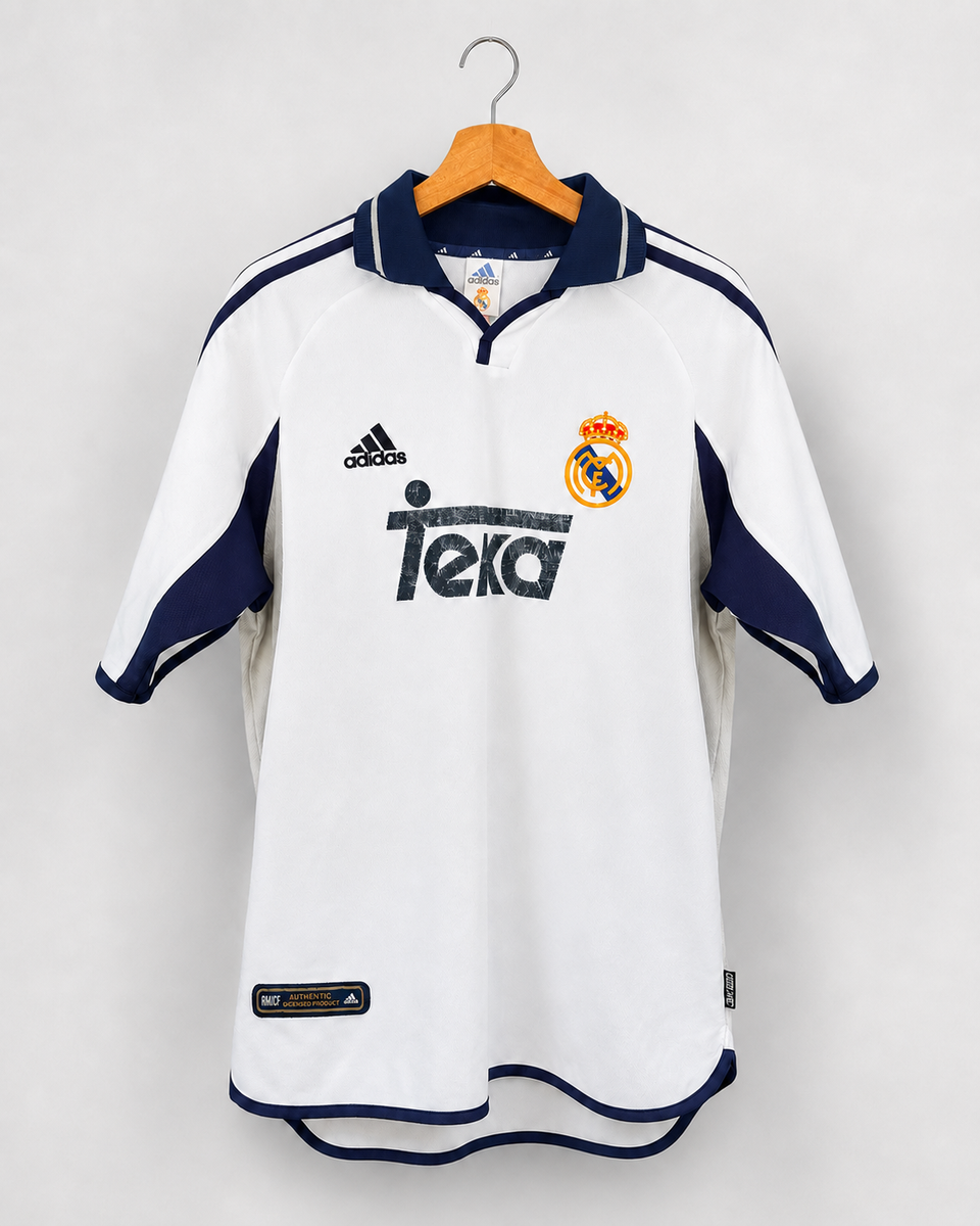 REAL MADRID ADIDAS TEKA 1999/2000 ORIGINAL – SIZE M – The Espanista
