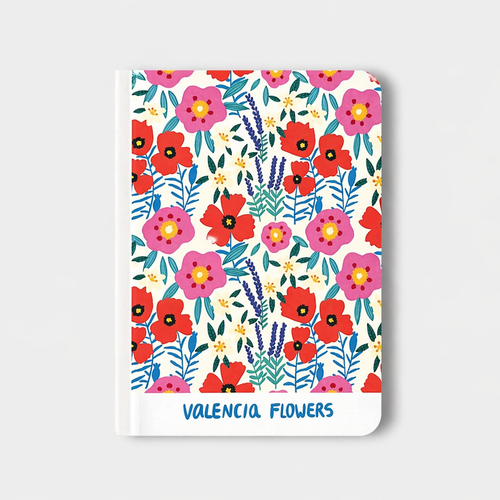 LIBRETA FLOWERS ROJAS - TERESA REGO